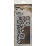 Stampers Anonymous THS-052 Tim Holtz Layered Stencil 4.125"X8.5"-GEARS. Fixed Price $11.85.