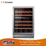 Ca'lefort New 24" Wine Cooler Dual Zone Red/white Refrigerator 47-52 Bottle. Fixed Price $699.99.