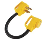 Camco 55173- Rv Electrical Adapter. Power Grip Handle. 50 Amp MALE/30 Female. Fixed Price $28.89.