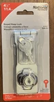 National Hardware VKA827 N206-953 Keyed Hasp Lock 4-1/2 Inch Chrome Finish. Fixed Price $12.00.