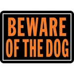 (12)- Hy-ko 10X14 Metal Aluminum Beware Of Dog Sign Rust Free Pk. Fixed Price $30.99.