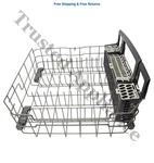 Oem Ge Dishwasher Lower Rack GDF620HMJ2ES Plus Silverware Basket. Fixed Price $89.09.