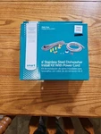 Smart Choice 6' Stainless Steel Dishwasher Install Kit W/braid Cord Made Usa. Fixed Price $20.00.