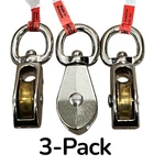 National N223-370 No-rust Swivel Eye Single Pulley, 1 ( Lot Of ) Nos. Fixed Price $15.99.