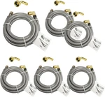 6X Hqrp Stainless Steel Dishwasher Fill Hose 6FT Burst Proof Water Supply Line. Fixed Price $75.95.