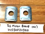 Two (2) Genuine Oem Dishwasher Third Rack Tub Motor Braces WD30X22340. Fixed Price $9.88.