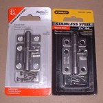 Lot Of 6- National N348-946 Or Stanley S851-071 Barrel Bolts 2-1/2" Stainless. Fixed Price $42.00.
