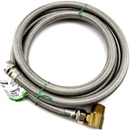 Watts 60 Dishwasher Water Supply Line 3/8 Comp X Elbow Stainless. Fixed Price $15.99.