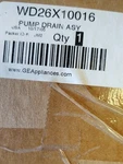 Ge Dishwasher Drain Pump Motor Oem WD26X10016. Fixed Price $75.00.