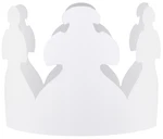 Hygloss Crowns 24/PKG-WHITE. Fixed Price $13.15.