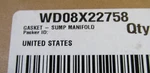 Ge Dishwasher Sump Gasket Manifold - Oem Part No. WD08X22758 New (open Box). Fixed Price $24.99.