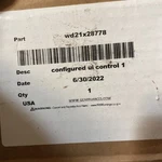 Ge WD21X28778. Fixed Price $135.00.