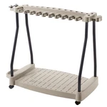 Storage Rack With Wheels For 30 Lawn Garden Light Taupe Suncast. Fixed Price $122.65.