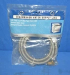 Watts Dishwasher Water Supply Line SEPBSPCDE60--66CP Stainless Steel Braid. Fixed Price $17.95.