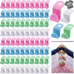 200PCS Clothes Hanger Connector Hooks,space Saving Hooks,heavy Duty Ca.... Fixed Price $24.23.