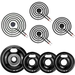 Miflus Stove Burner Drip Pans 6" 8" Replacement W10290353 MP15YA. Fixed Price $89.99.