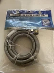 New Watts Dishwasher Water Supply Line SEPBSPCDE60--66CP Stainless Steel Braid. Fixed Price $18.00.