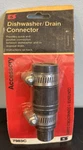 Vtg Cs Dishwasher Disposal Drain Connector & Two Clamps Nos Sealed 7983C. Fixed Price $14.95.