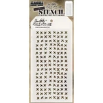 Stitched Pattern Design Stencil Stampers Anonymous Tim Holtz Collection THS099. Fixed Price $6.89.