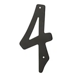 Hillman 4-IN. Nail-on Black House Number. Fixed Price $7.95.