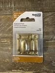 Cupboard Turn 1-1/4" X 1-3/4" By National Hardware #N149-625 Brass Finish. Fixed Price $11.88.