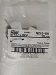 National Hardware Strap Loop Nickel Plated 1" N245-191, Pack Of 10. Fixed Price $17.89.