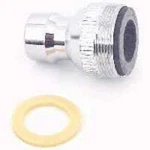 Plumb Pak PP28006 Faucet Aerator Adapter, 15/16-27 X 55/64 In, Threaded, Chro. Fixed Price $16.53.