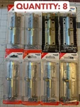 Nos 8-PACK Lot National Hardware N151-910 Galvanized 5" Barrel With Brass Bolt. Fixed Price $25.12.