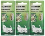 Hillman Wallbiter White Nylon Small Picture Hooks Hangers 45 Pack 122392. Fixed Price $24.99.