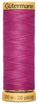 Gutermann Natural Cotton Thread 110YD-BRIGHT Pink 3 Pack. Fixed Price $11.64.