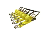 Ratchet Tie Down Straps, 2 X 15 Ft, 5,000 Lb Breaking Strength, J-hook, 6-.... Fixed Price $111.19.