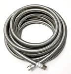 25 Ft Stainless Steel Braided Ice Maker Hose With 1/4" Comp By Conn.... Fixed Price $34.19.