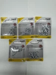 QTY/5 6/PK National Hardware N121-392 V2072 1/8" Closed Hooks. Fixed Price $26.05.