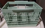 Vintage Green Dishwasher Silverware Caddy Holder Basket Container. Fixed Price $14.99.
