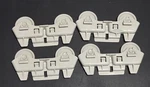 Set Of Dishwasher Rack Rollers Lg 4581DD3002A Whirlpool 8268822 Kenmore Oem. Fixed Price $18.00.