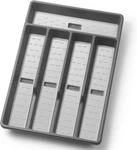 Silverware Organizer With Cutlery Icons Tray For Kitchen Drawer .... Fixed Price $23.37.