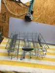 Frigidaire Dishwasher Model FGBD2451KF1 Parts Upper Dishrack 5304498205. Fixed Price $49.99.