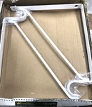 10 Pack National Hardware White Heavy Duty Shelf & Rod Brackets 5 Sets 3 Drop. Fixed Price $142.49.