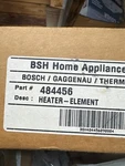Genuine Oem Bosch 484456 Dishwasher Heating Element. Fixed Price $120.59.