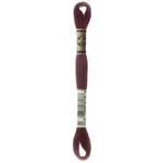 Dmc 6-STRAND Embroidery Cotton 8.7YD-DARK Rosewood 12 Pack. Fixed Price $14.45.
