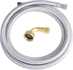 Hydro Master Braided Dishwasher Connector With Elbow 72" X 3/8" 0152104. Fixed Price $19.99.