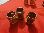3X Viega 78057 Propress Coupling W/ Stop, 1X1. Fixed Price $30.00.