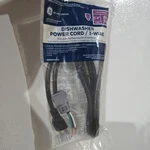Ge 5.4 Ft. 3-PRONG Dishwasher Cord. Fixed Price $10.00.