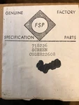 Whirlpool (fsp) # 718226 Screen - Dishwasher Drain. Fixed Price $25.00.
