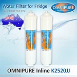 2X Omnipure K2520 Jj Inline Carbon Block Filter Micron 1/4". Fixed Price $55.00.
