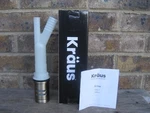 Kraus KAG-1MB Brushed Gold Brass & Plastic Air Gap Dim 1.82 (dia)x 2.48 (h) New. Fixed Price $19.99.