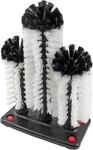 3 Brush Bar Glass Washer With Suction Base, Commercial Cleaner Bristle. Fixed Price $25.37.