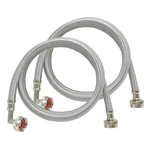 Washing Machine Hoses 5 Ft With Elbow, Braided Stainless Steel Washer W.... Fixed Price $22.27.