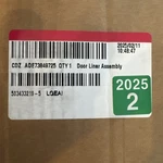 ADE73849725 Lg Dishwasher Door Liner Assembly. Fixed Price $150.00.