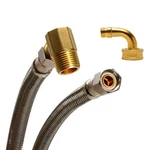 Fluidmaster B6W72K Connector Kit 3/8" Ss 72" Female X Elbows. Fixed Price $59.42.